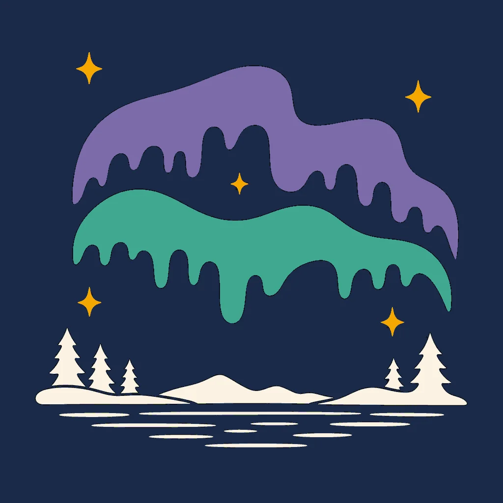 Aurora — a collectible Snailpost stamp