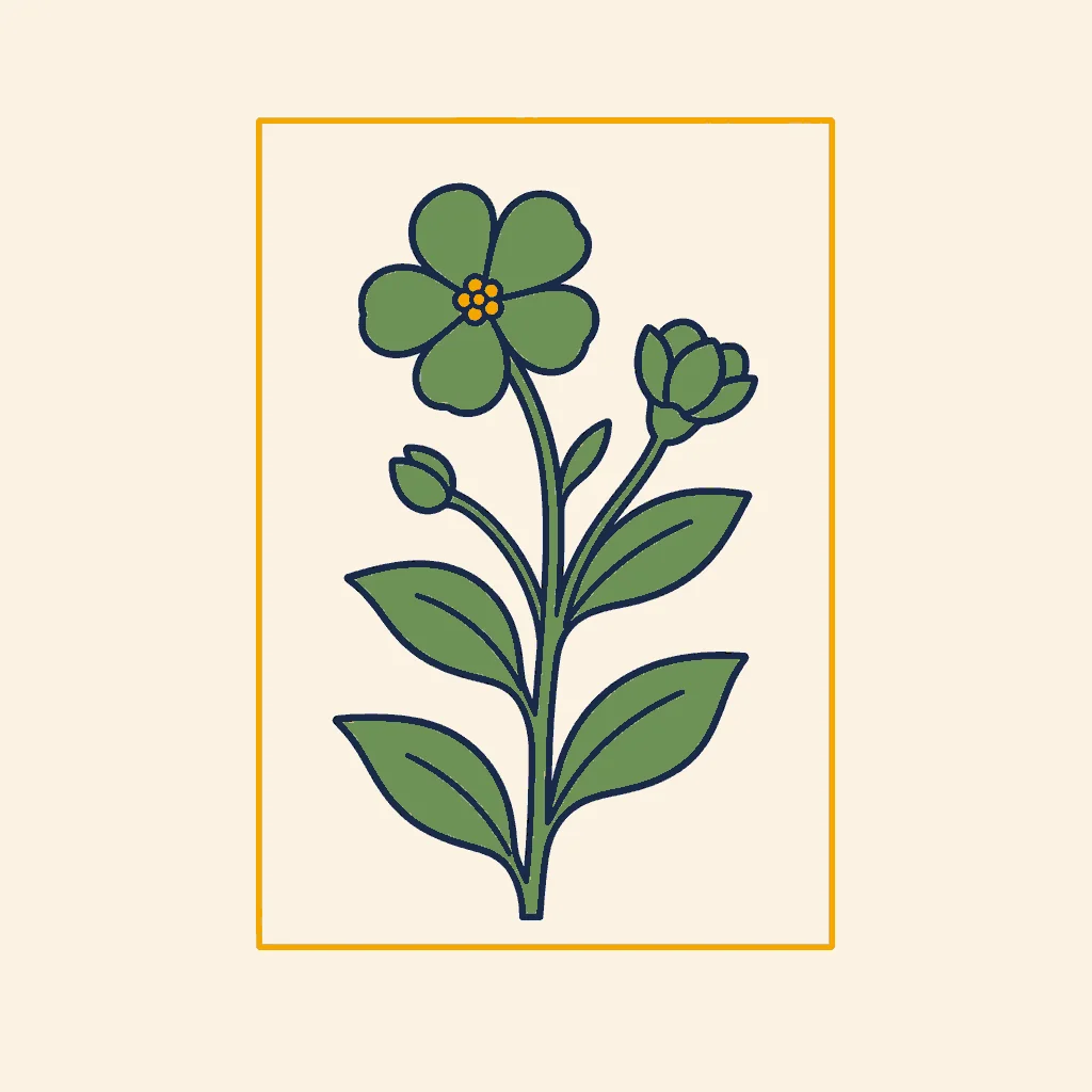 Botanical — a collectible Snailpost stamp