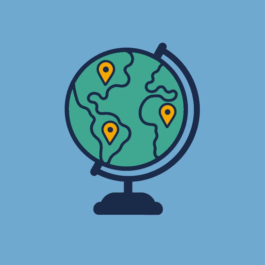 Globetrotter — a collectible Snailpost stamp